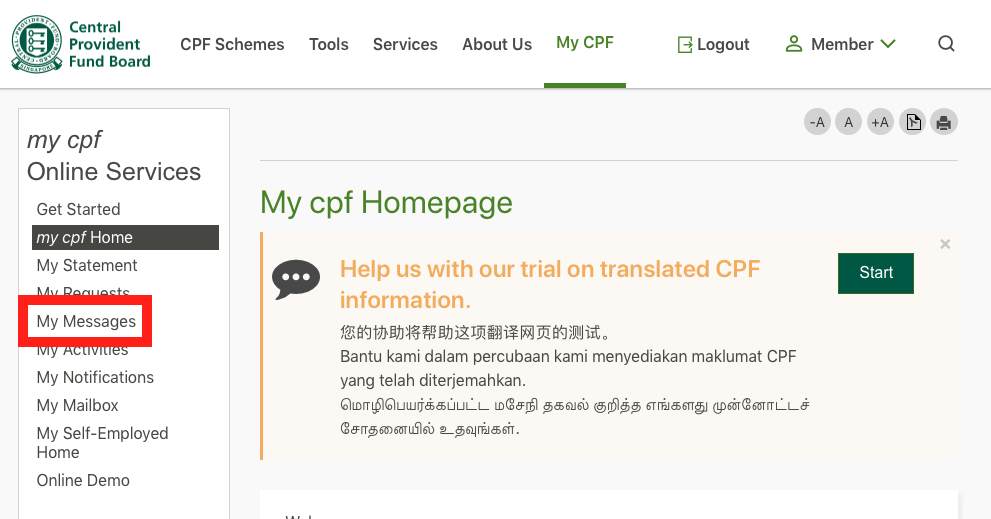 how to check cpf nomination 2