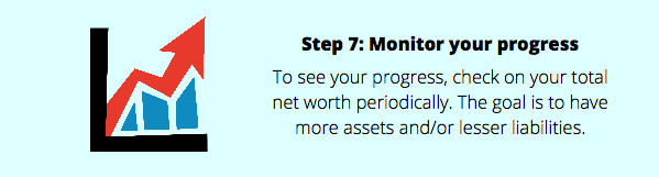 how to budget money step 7