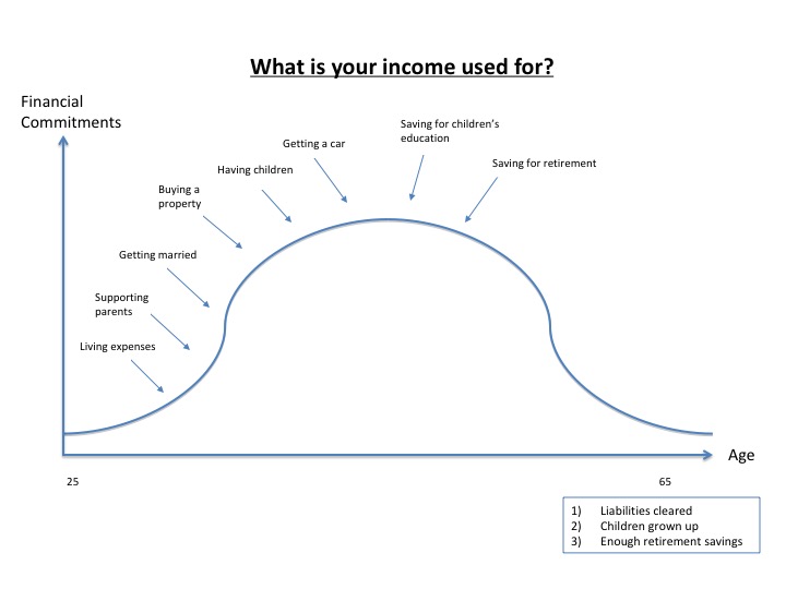 what is your income used for